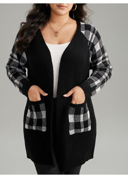 Cardigan with rotator sleeves