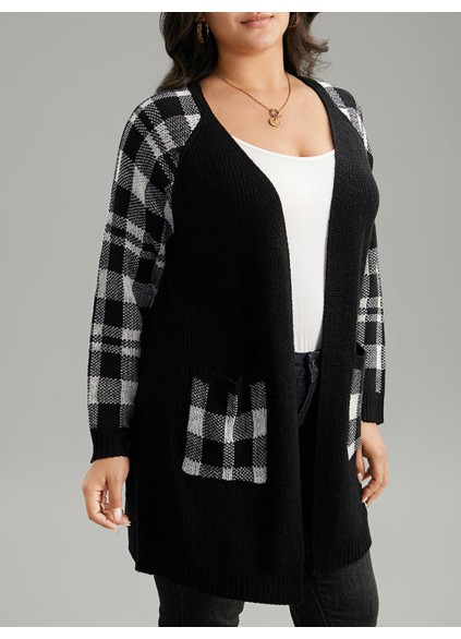 Cardigan with rotator sleeves