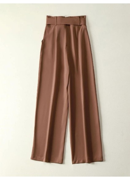 High-waisted trousers for women