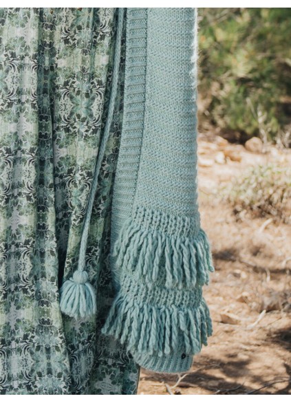 Long knit cardigan