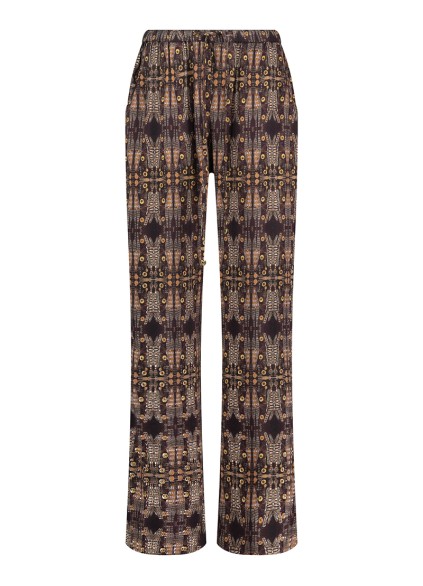 Loose Print Casual Breeze Trousers