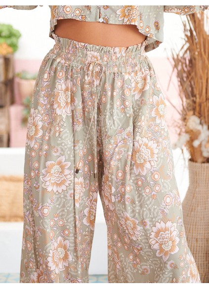 Loose Print Casual Breeze Trousers 2023