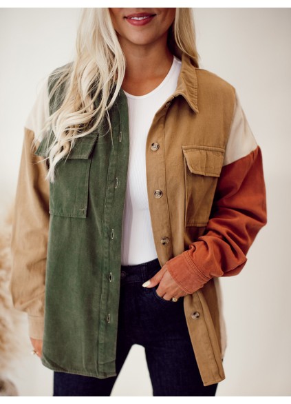 Women's Panel Contrast Pocket Jacket