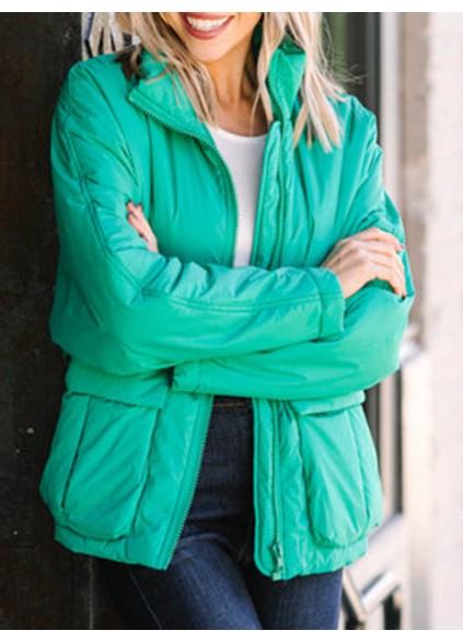 Green Puffer Jacket