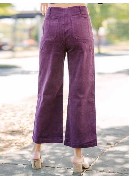 Purple Corduroy Pants