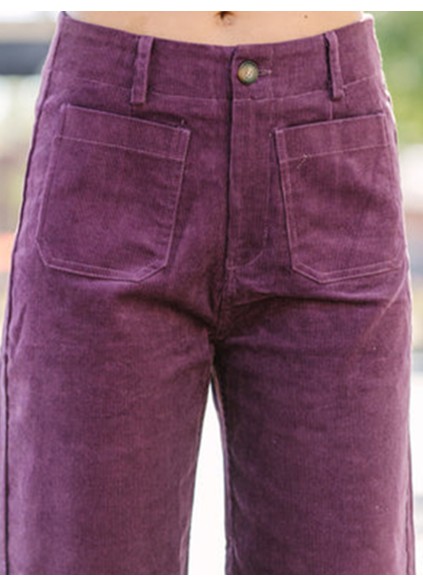 Purple Corduroy Pants