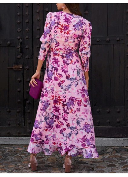 Women Casual Elegant Print Dress