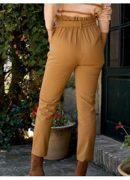 Women's Casual Elastic Rope Trousers