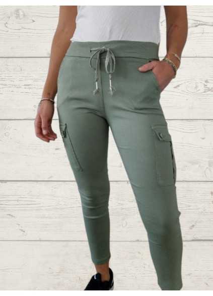 Women's Casual Elastic Rope Trousers