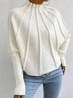 Women's Casual Knitted Sweater Top Coat