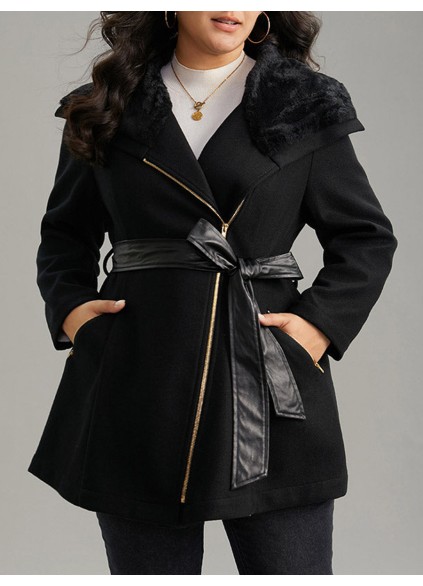 Women's fur one-piece receiving waist coat