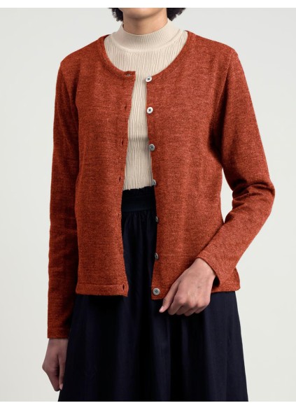 Women's mocha brown knitted sweater